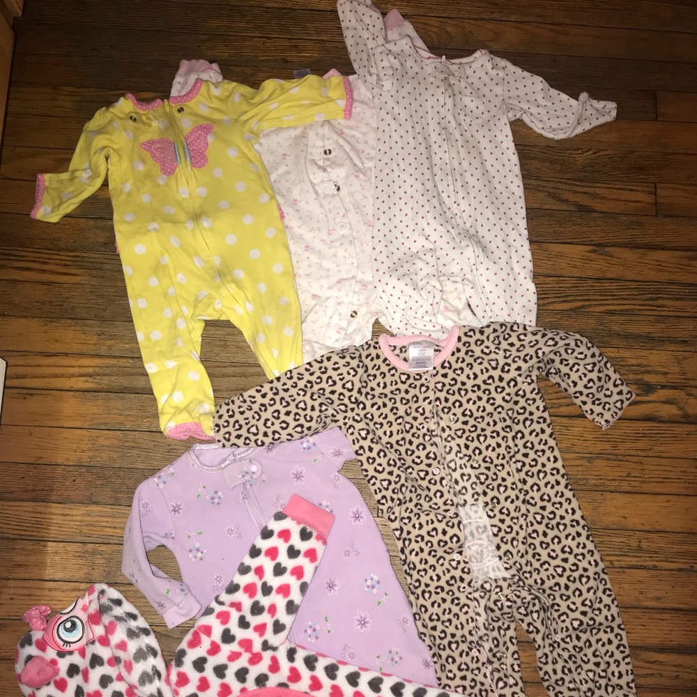 6-9 Girl month pajamas